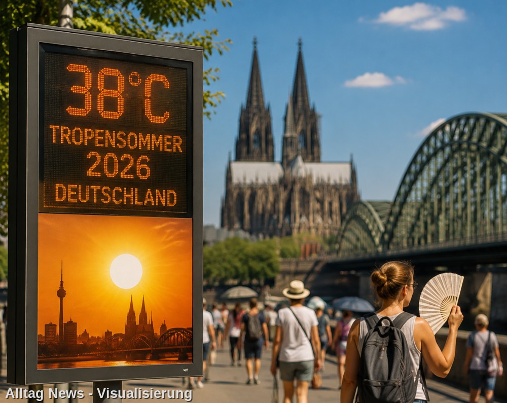 Tropensommer 2026: Deutschland erlebt Rekordhitze
